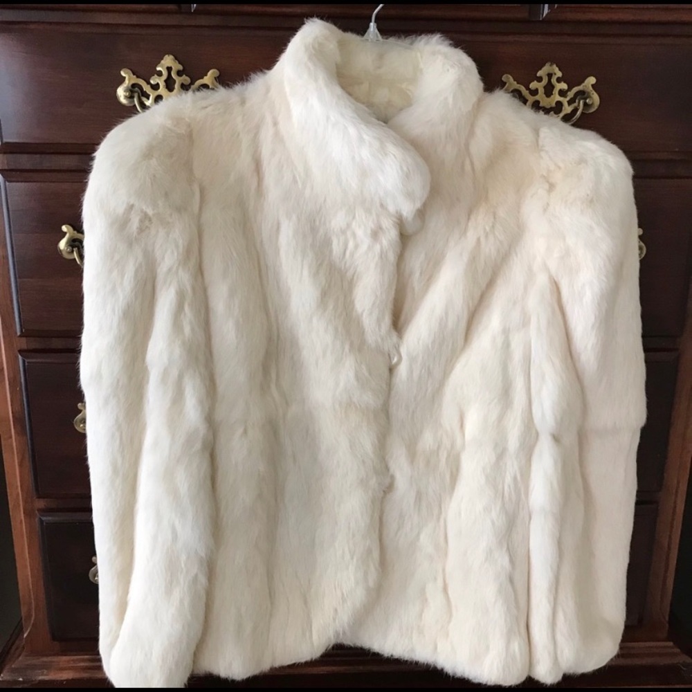 Vintage rabbit fur jacket
